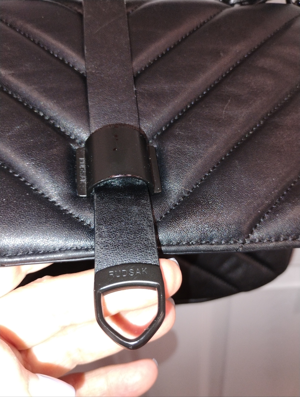 Rudsak leather Quilted Top-Handle Shoulder Bag - Picture 6 of 14